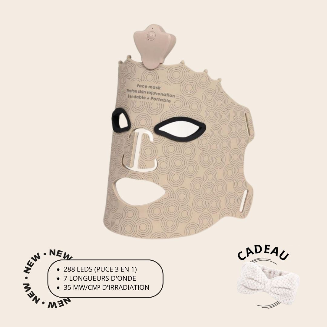 Masque LED Thérapie Lumière Rouge