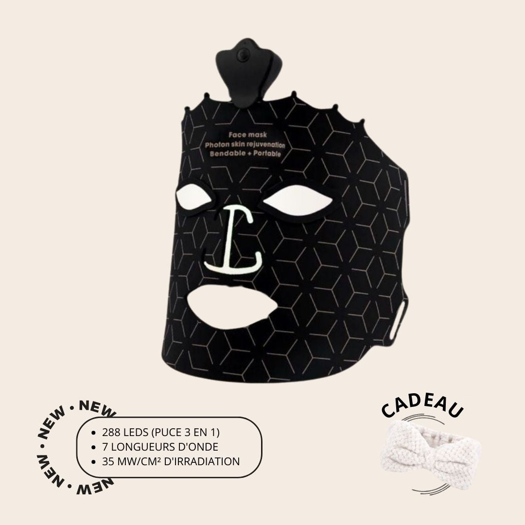 Masque LED Thérapie Lumière Rouge