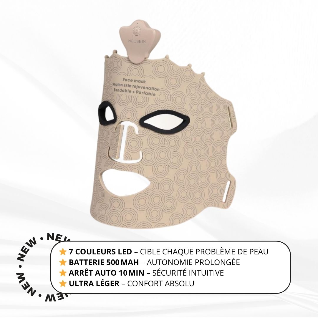Masque LED Thérapie Lumière Rouge