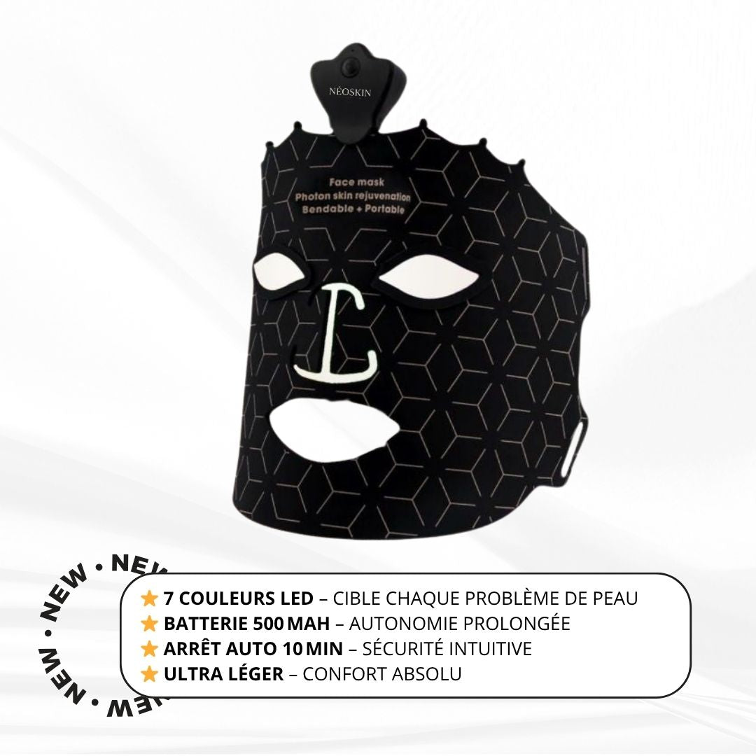 Masque LED Thérapie Lumière Rouge