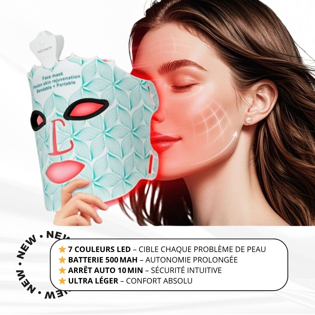 Masque LED Thérapie Lumière Rouge
