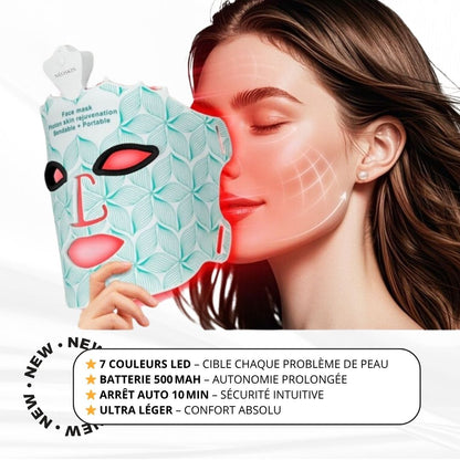 Masque LED Thérapie Lumière Rouge